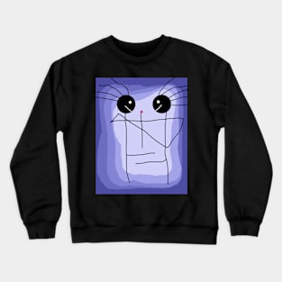 Kids Lines Flower Stick Figure Crewneck Sweatshirt